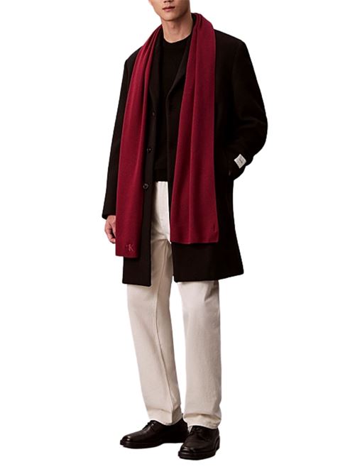 Sciarpa bordeaux in misto viscosa Calvin Klein | LV04D8021GVAQ